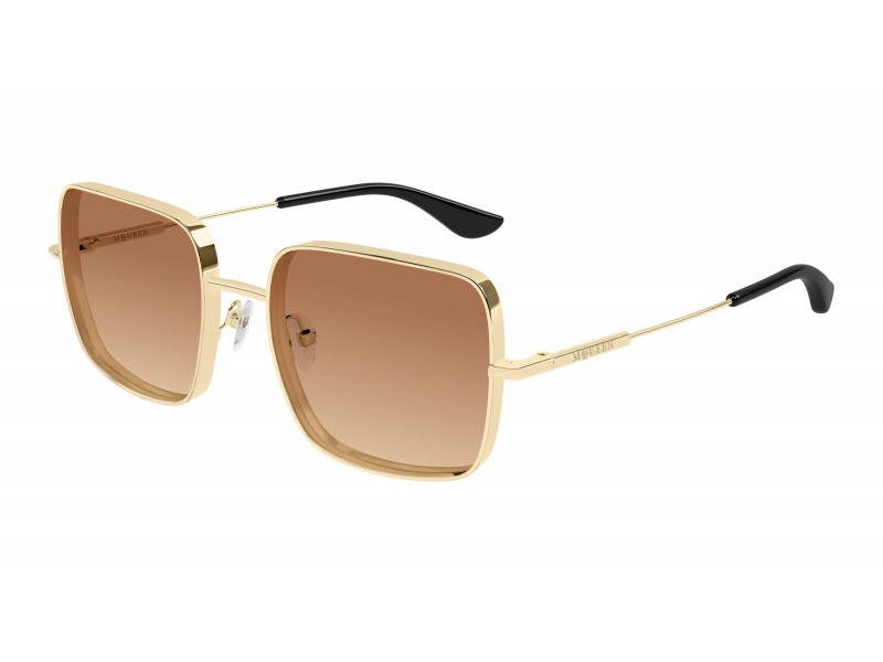 Alexander McQueen AM0564S 002 arany-narancs napszemüveg