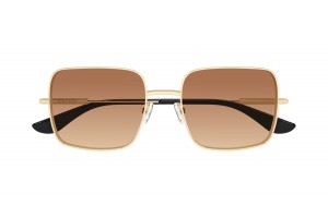 Alexander McQueen AM0564S 002 arany-narancs napszemüveg