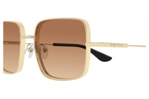 Alexander McQueen AM0564S 002 arany-narancs napszemüveg