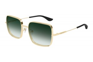 Alexander McQueen AM0564S arany-zöld napszemüveg