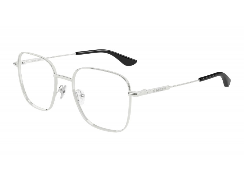 Alexander McQueen AM0565O 001 ezüst szemüveg (demo lencse)