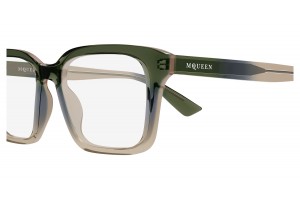 Alexander McQueen AM0566O 006 zöld szemüveg