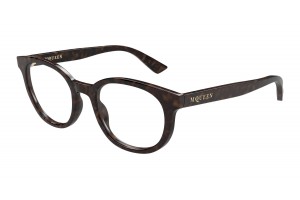 Alexander McQueen AM0567O 002 HAVANA DEMO LENS szemüveg