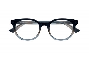 Alexander McQueen AM0567O 006 kék demo lencse szemüveg