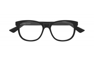 Alexander McQueen AM0568O 007 fekete szemüveg