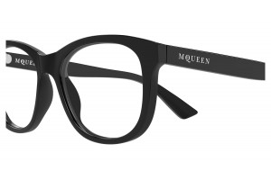 Alexander McQueen AM0568O 007 fekete szemüveg