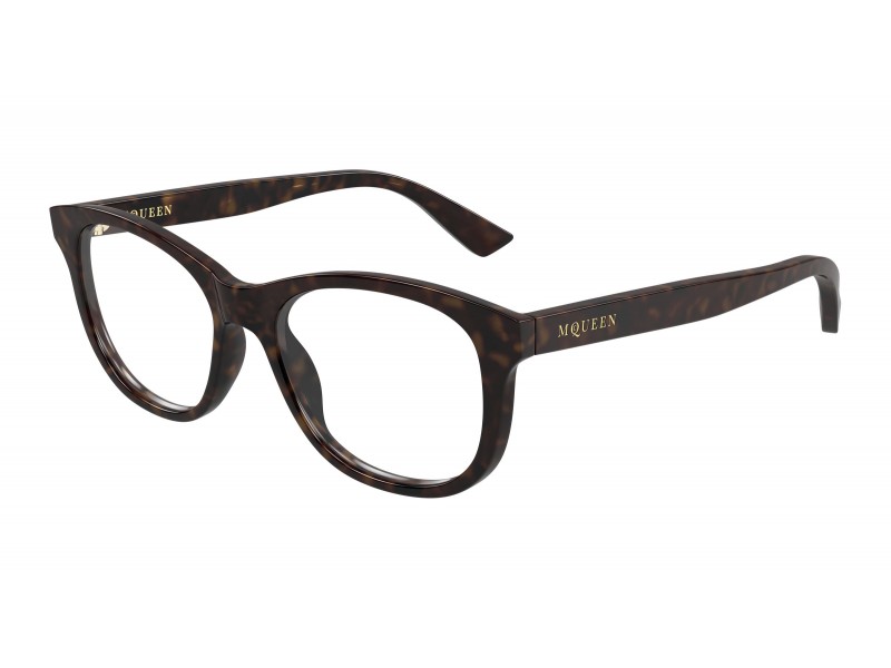 Alexander McQueen AM0568O 008 HAVANA szemüveg
