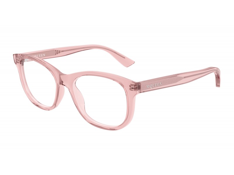 Alexander McQueen AM0568O 010 rózsaszín szemüveg