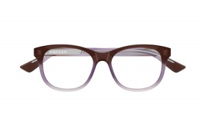 Alexander McQueen AM0568O 012 barna szemüveg