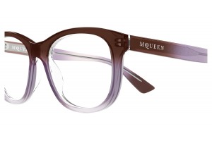 Alexander McQueen AM0568O 012 barna szemüveg
