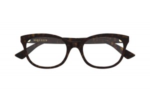 Alexander McQueen AM0569O 002 HAVANA szemüveg