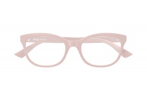 Alexander McQueen AM0569O 003 rózsaszín szemüveg