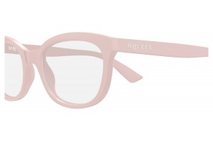 Alexander McQueen AM0569O 003 rózsaszín szemüveg