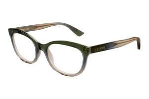 Alexander McQueen AM0569O zöld demo lencsés szemüveg