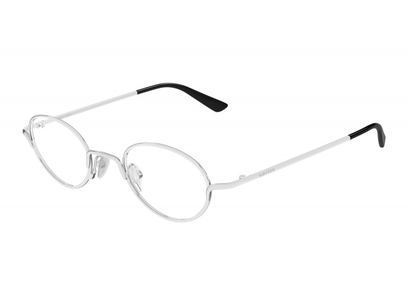 Alexander McQueen AM0562O 001 - ezüst szemüveg (demo lencse)