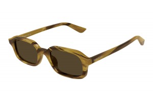 Alexander McQueen AM0558S 003 HAVANA barna napszemüveg