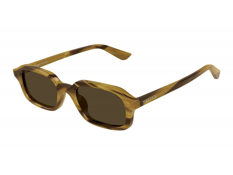 Alexander McQueen AM0558S 003 HAVANA barna napszemüveg