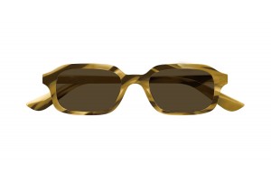 Alexander McQueen AM0558S 003 HAVANA barna napszemüveg
