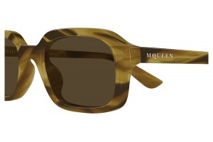 Alexander McQueen AM0558S 003 HAVANA barna napszemüveg