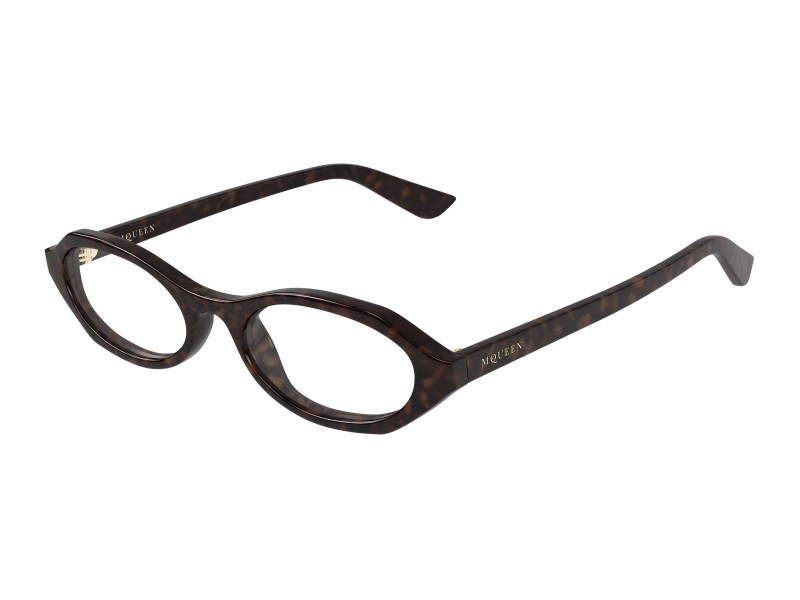 Alexander McQueen AM0559O 002 HAVANA szemüveg