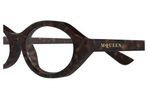 Alexander McQueen AM0559O 002 HAVANA szemüveg