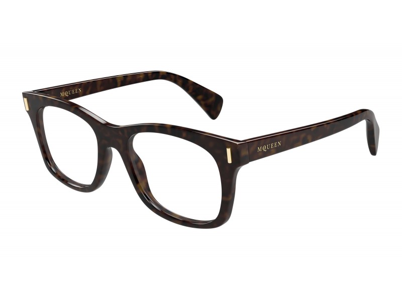 Alexander McQueen AM0551O 002 havana demo lencse