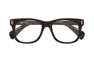 Alexander McQueen AM0551O 002 havana demo lencse