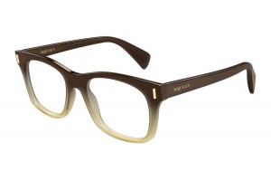 Alexander McQueen AM0551O barna demo lencsével