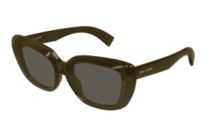 Saint Laurent SL 857 009 barna-szürke napszemüveg