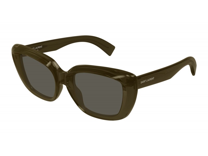 Saint Laurent SL 857 009 barna-szürke napszemüveg