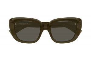 Saint Laurent SL 857 009 barna-szürke napszemüveg