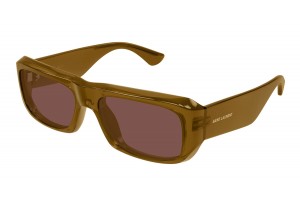 Saint Laurent SL 869 004 barna napszemüveg - elölnézet