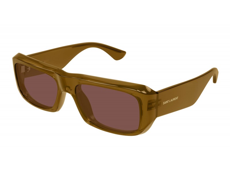Saint Laurent SL 869 004 barna napszemüveg - elölnézet