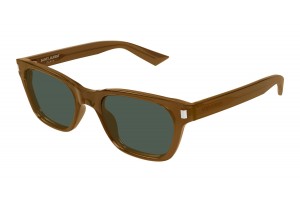 Saint Laurent SL 874 005 barna-zöld napszemüveg