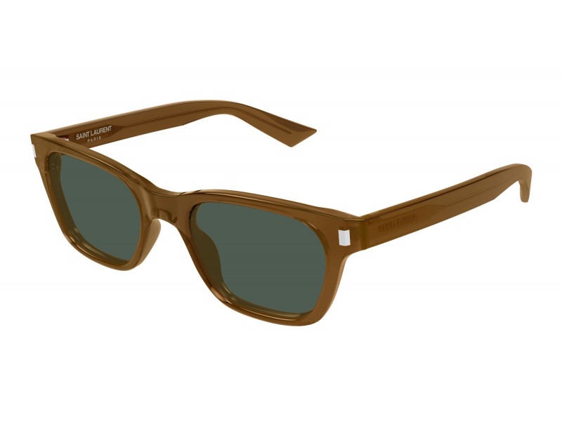 Saint Laurent SL 874 005 barna-zöld napszemüveg