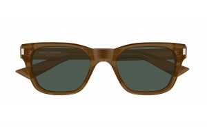Saint Laurent SL 874 005 barna-zöld napszemüveg