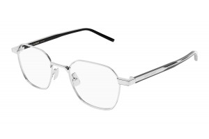 Saint Laurent SL 883 005 ezüst szemüveg - demo lencse