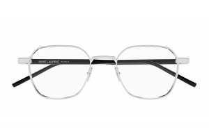 Saint Laurent SL 883 005 ezüst szemüveg - demo lencse
