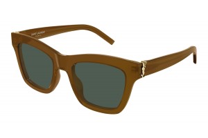 Saint Laurent SL M156 005 barna-zöld napszemüveg