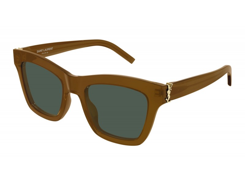 Saint Laurent SL M156 005 barna-zöld napszemüveg