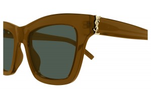 Saint Laurent SL M156 005 barna-zöld napszemüveg