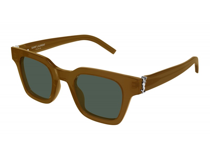 Saint Laurent SL M157 005 barna-zöld napszemüveg