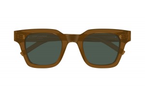 Saint Laurent SL M157 005 barna-zöld napszemüveg