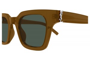 Saint Laurent SL M157 005 barna-zöld napszemüveg
