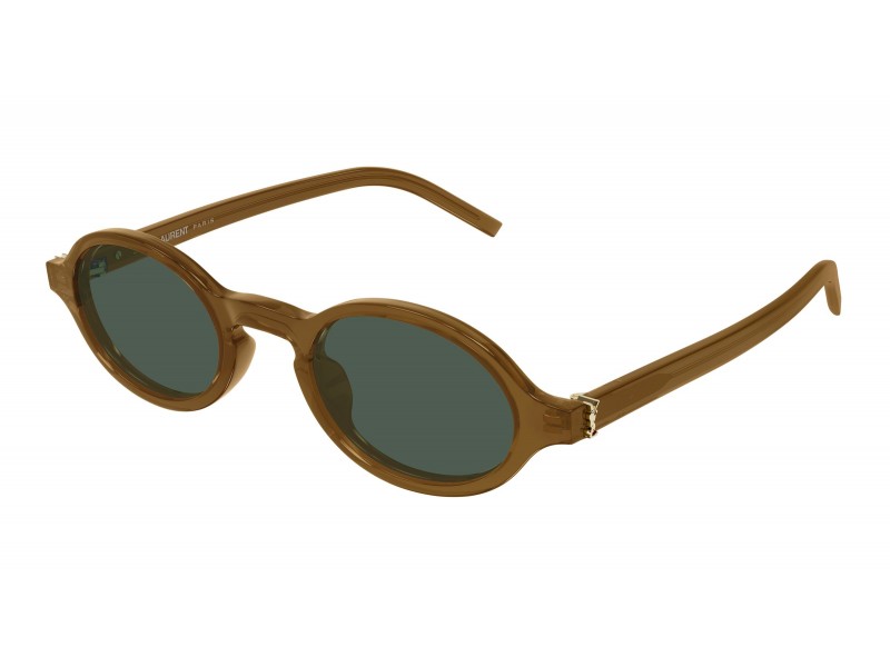 Saint Laurent SL M161 004 barna-zöld napszemüveg