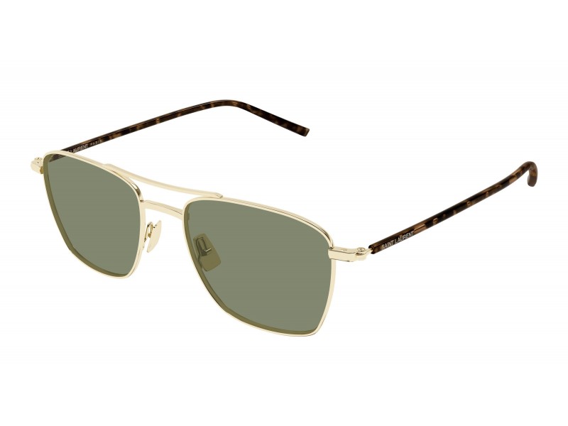 Saint Laurent SL 866 003 GOLD GREEN napszemüveg