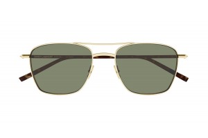 Saint Laurent SL 866 003 GOLD GREEN napszemüveg