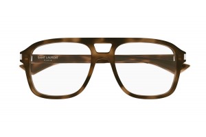 Saint Laurent SL 881 HAVANA szemüveg, demo lencsével
