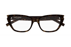 Saint Laurent SL 896 havana szemüveg demo lencsével