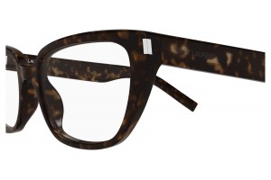 Saint Laurent SL 896 havana szemüveg demo lencsével